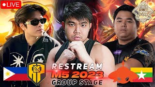 AKHIRNYA M5 FINAL DIMULAI LGSG FINAL M2  RESTREAM M5 DAY 1 AP BREN VS BURMESE GHOUL SM JO R7 [upl. by Accem]