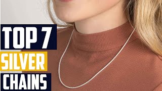 Silver Statements 7 Best Chains to Elevate Your Look [upl. by Rosco]