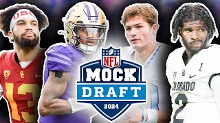 The OFFICIAL 2024 NFL First Round Mock Draft 40 Week 10 Edition  TPS [upl. by Inalaehon]