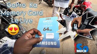 GoPro ka memory card le liye [upl. by Ahsitan731]