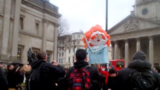 Thatcher Death Party Trafalgar Square [upl. by Carson]