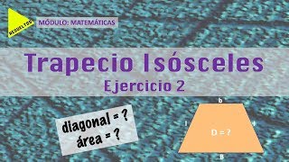 TRAPECIO ISÓSCELES  Ejercicio 2 [upl. by Questa166]