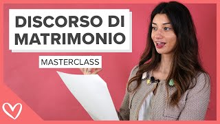 COME SCRIVERE UN DISCORSO DI MATRIMONIO  MASTERCLASS ✍🏻 [upl. by Epolenep727]