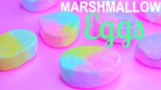 DIY WaterColor Tie Dye MARSHMALLOW EGGS for Easter [upl. by Polky]