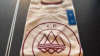 Adidas SPZL x CP Company Mod TShirt First look Unboxing Spezial [upl. by Ahsiem104]