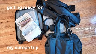 pack with me for my solo europe trip [upl. by Shieh]