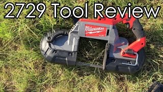 Milwaukee 2729 Cordless Bandsaw Review [upl. by Namhar]