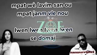 FATIMA NAN DLO feat OSWALD LYRICS VIDEO zoegoatpromo fatima oswald haitianmusic lyrics [upl. by Edyaj232]