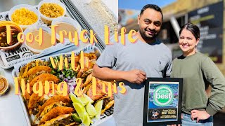 Food Truck Life with Iliana amp Luis  Los Marquez Food Truck [upl. by Nayd]