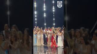 Audience view Miss Nicaragua takes first walk as Miss Universe [upl. by Anitnemelc]