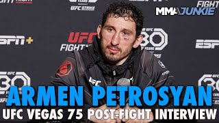 Armen Petrosyan Ready For Top 15 Competition After Bloody Win  UFC on ESPN 46 [upl. by Attinahs]