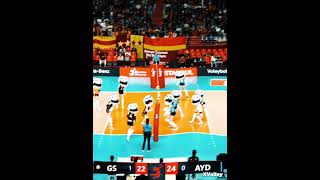 Incredible Moment in Volleyball😲 [upl. by Maressa32]