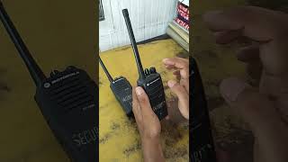 How to set the frequency of Walkie talkie  How to Use a Walkie Talkie on Set walkietalkie [upl. by Aneloaup957]