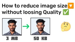 How to Reduce Image File Size Without Losing Quality in 2 min only [upl. by Jaye]