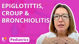 Epiglottitis Croup Bronchiolitis  Pediatric Nursing  Respiratory Disorders  LevelUpRN [upl. by Ayal]