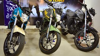 Yamaha FZS V2 models comparison FZS V30 ABS Coming  Price Mileage  Review [upl. by Ellerrehc]