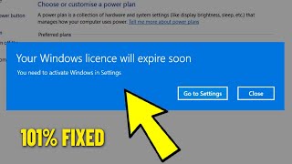 Fix Windows license Will expire soon in Windows 11  10  How To Solve Your windows license expire ✅ [upl. by Raye]