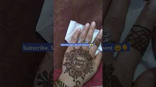 Mandala Mehndi design  Gol tikki mehndi design shorts birthdaymehndi mehndi mandalahennadesign [upl. by Anirhtak]