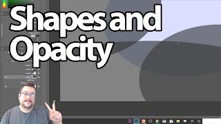 Photoshop Tutorial  Shapes and Opacity  Transparency [upl. by Fitz]