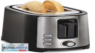 Hamilton Beach 2 Slice Extra Wide Slot Toaster with Bagel amp Defrost Review [upl. by Zarihs570]