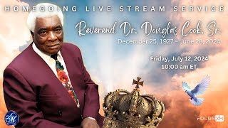 Homegoing Live Stream Service for Rev Dr Douglas Cook Sr [upl. by Anerdna]