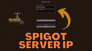 Minecraft Spigot Server IP Address [upl. by Adroj]