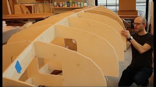 Designing for Dinghies Episode 1 Construction Frame [upl. by Bornie488]