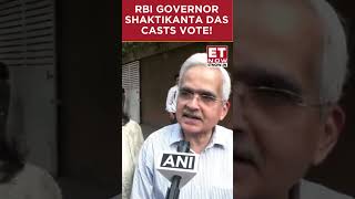 RBI Governor Shaktikanta Das Casts Vote Expects High Voter Turnout maharashtraelection2024 shorts [upl. by Tades907]