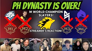 Streamers Reaction to Blacklist International losing the MSC Title Against Onic Esports of Indonesia [upl. by Tartan991]