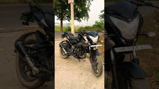 Ns125 with akrapovic exhaust looking automobile ktm390adv ns200 shortvideos hyperride ktmrc390 [upl. by Eidok]