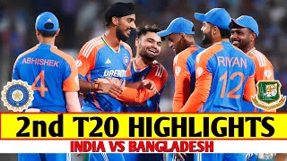 India vs Bangladesh 2nd T20 2024 Highlights  India vs Bangladesh Highlights 2024 [upl. by Notnil]