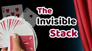 The Invisible Stack Card Trick Secret [upl. by Anawk]