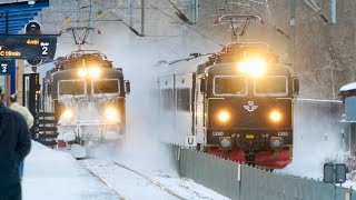 Svenska tåg del 81  Upplands Väsby station [upl. by Atinid216]