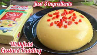 Weikfield Custard Powder Recipe  Weikfield Custard Pudding  Custard Pudding Recipe  Weikfield [upl. by Orin]