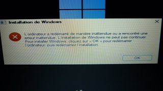 lordinateur a redémarré de manière inattendue ou a rencontré une erreur inattendue [upl. by Marston692]