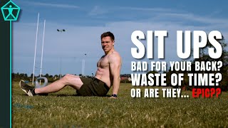 How to do Sit Ups RIGHT  To Build Powerful SixPack Abs [upl. by Ellinej]