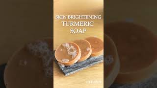 2 ingredients skin brightening turmeric soap [upl. by Roby]