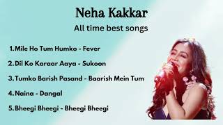 Top 5 Neha Kakkar trending Songs💕🫂 lovesongs nehakakkar hearttouching [upl. by Nali]