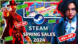 Steam Spring Sale 2024  HUGE DISCOUNTS  BEST DEALS Under 5 10 20 [upl. by Farant577]