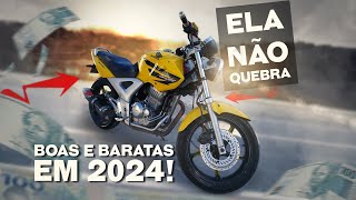 10 MOTOS BOAS E BARATAS QUE AINDA VALEM A PENA EM 2024 [upl. by Carlie]