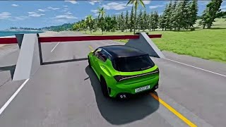 Cars vs Concrete Barrier  BeamNG Drive  Driving Car Crash [upl. by Llehsad685]