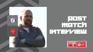 Matlock Town post match interview with the Reds manager Mark Fell [upl. by Wichman354]