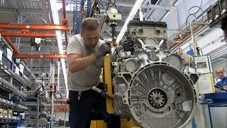 MercedesBenz Actros engine production at the Mannheim Plant [upl. by Lyman]