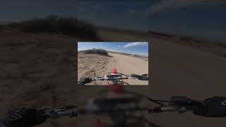 CRF150f Pinned Through Sand Whoops crf150 hondacrf150 dirtbike [upl. by Andi]