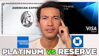 Amex Platinum vs Chase Sapphire Reserve Full Comparison 2022 [upl. by Valina298]