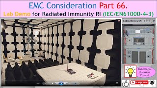 EMC Part 66 Practical Steps for Radiated Immunity RI Testing According to IECEN 6100043 [upl. by Aizahs837]