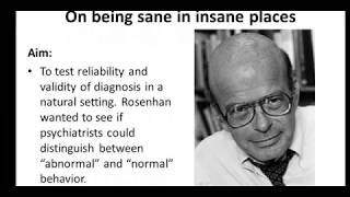 Sane in Insane Places The Rosenhan Study [upl. by Galan]