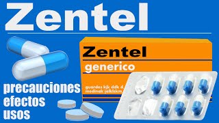 ZENTEL para que sirve reacciones trata parasitos lombrices [upl. by Anuhsal35]