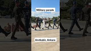 Military parade at Anıtkabir ankara parade anitka [upl. by Terbecki]