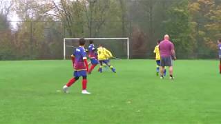 Kelyan Snoussi U13A Kraainem Football vs Wolvertem Merchtem 11112017 [upl. by Nataniel279]